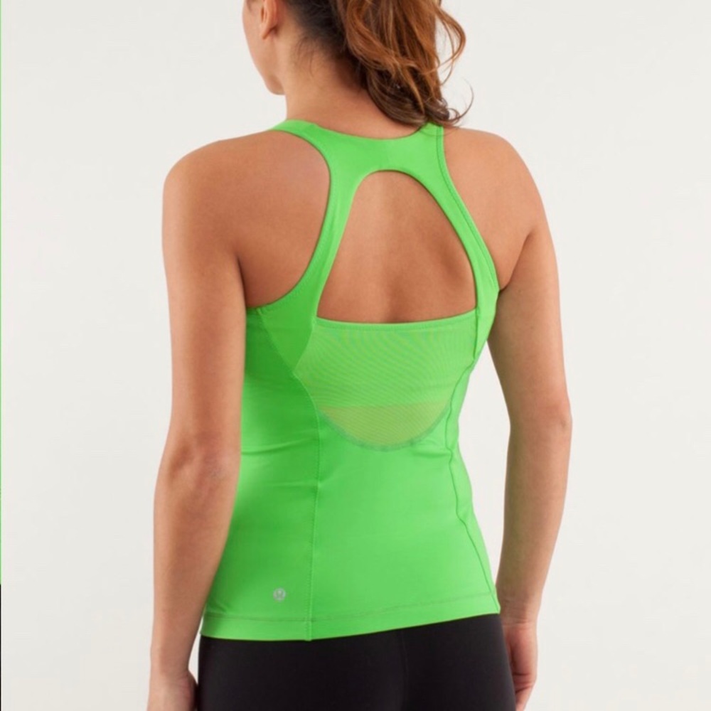 Lululemon Run: Pace Tank Green Size 2